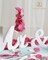 Silk Flower Petals for Wedding Decoration - 200pcs Fake Rose Petals for Bridal Showers & Parties - Hot Pink